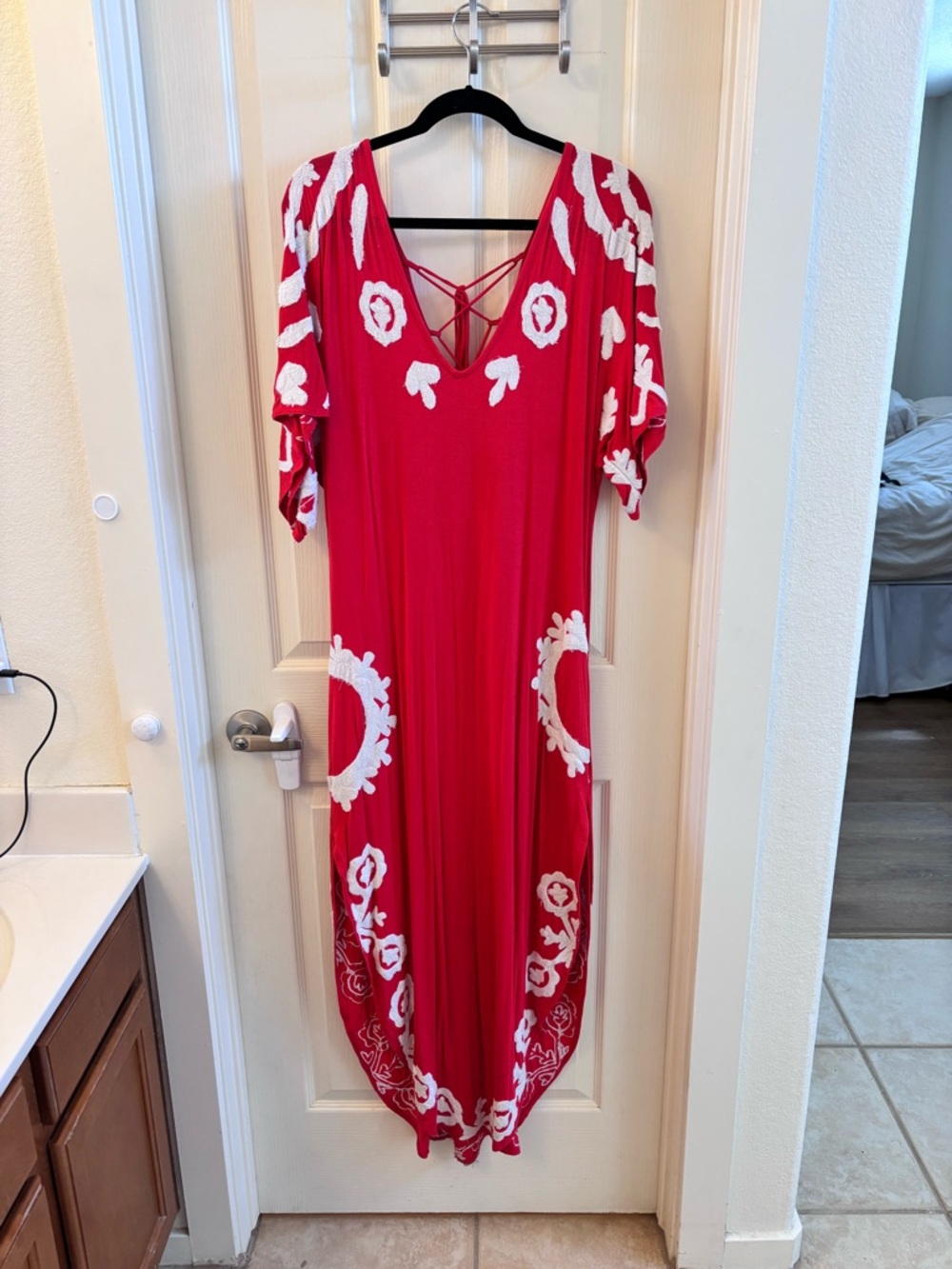 Free People Embroidered Maxi Dress